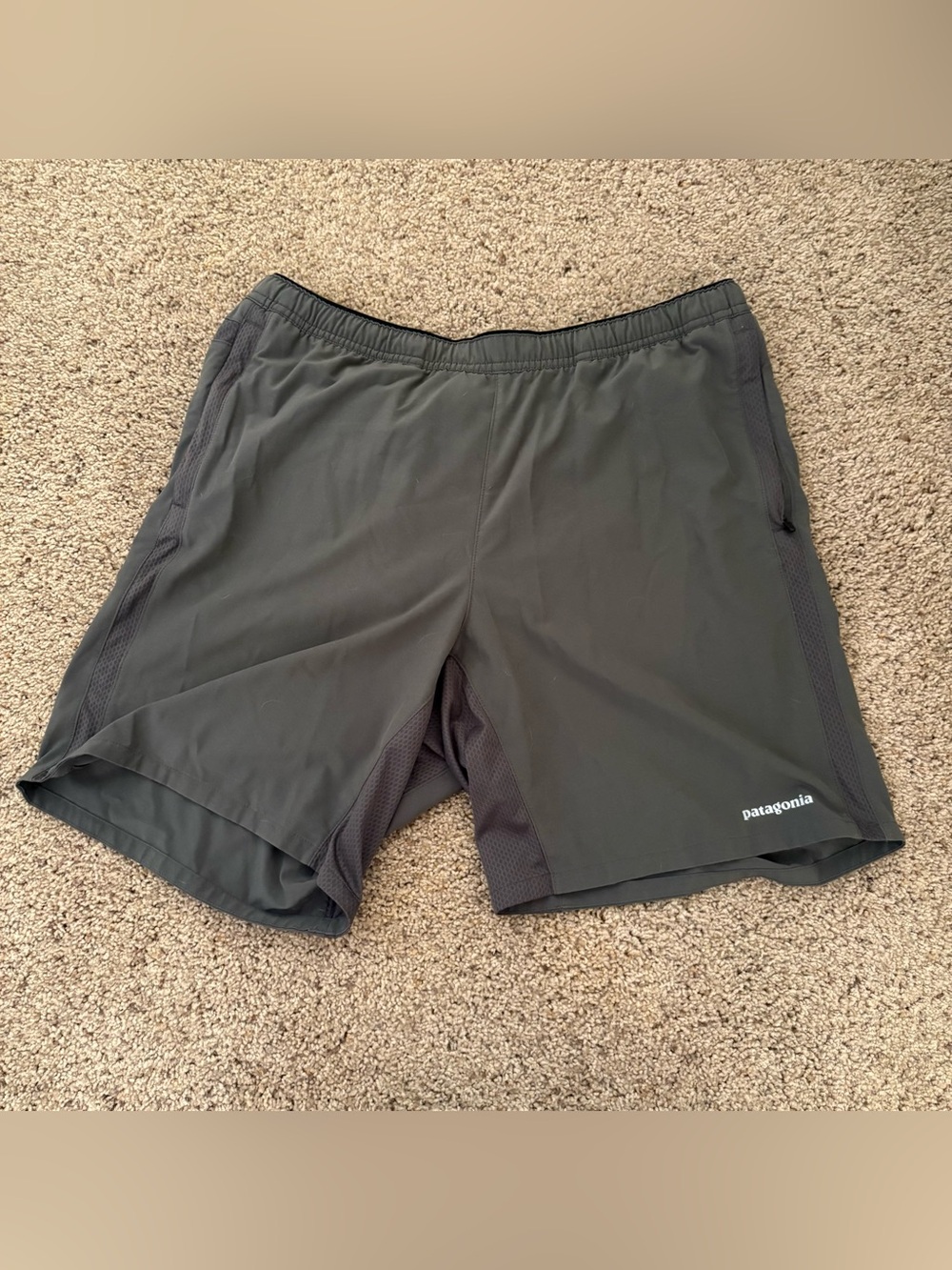 Patagonia Men's Dark Gray Athletic Shorts